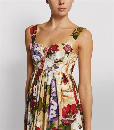 dolce and gabbana floral dress